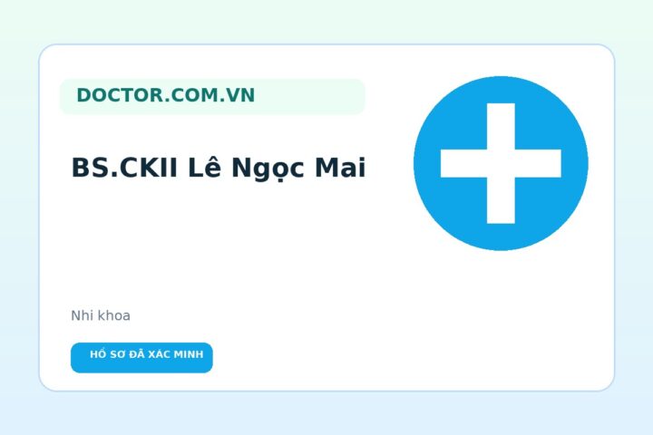 BS.CKII Lê Ngọc Mai
