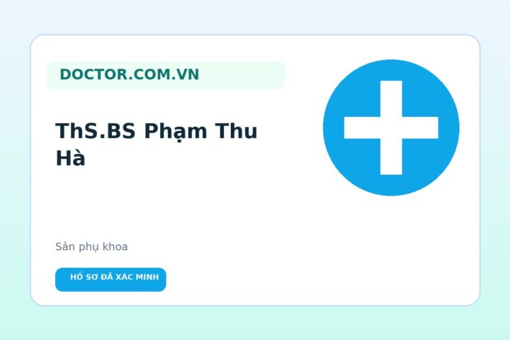 ThS.BS Phạm Thu Hà